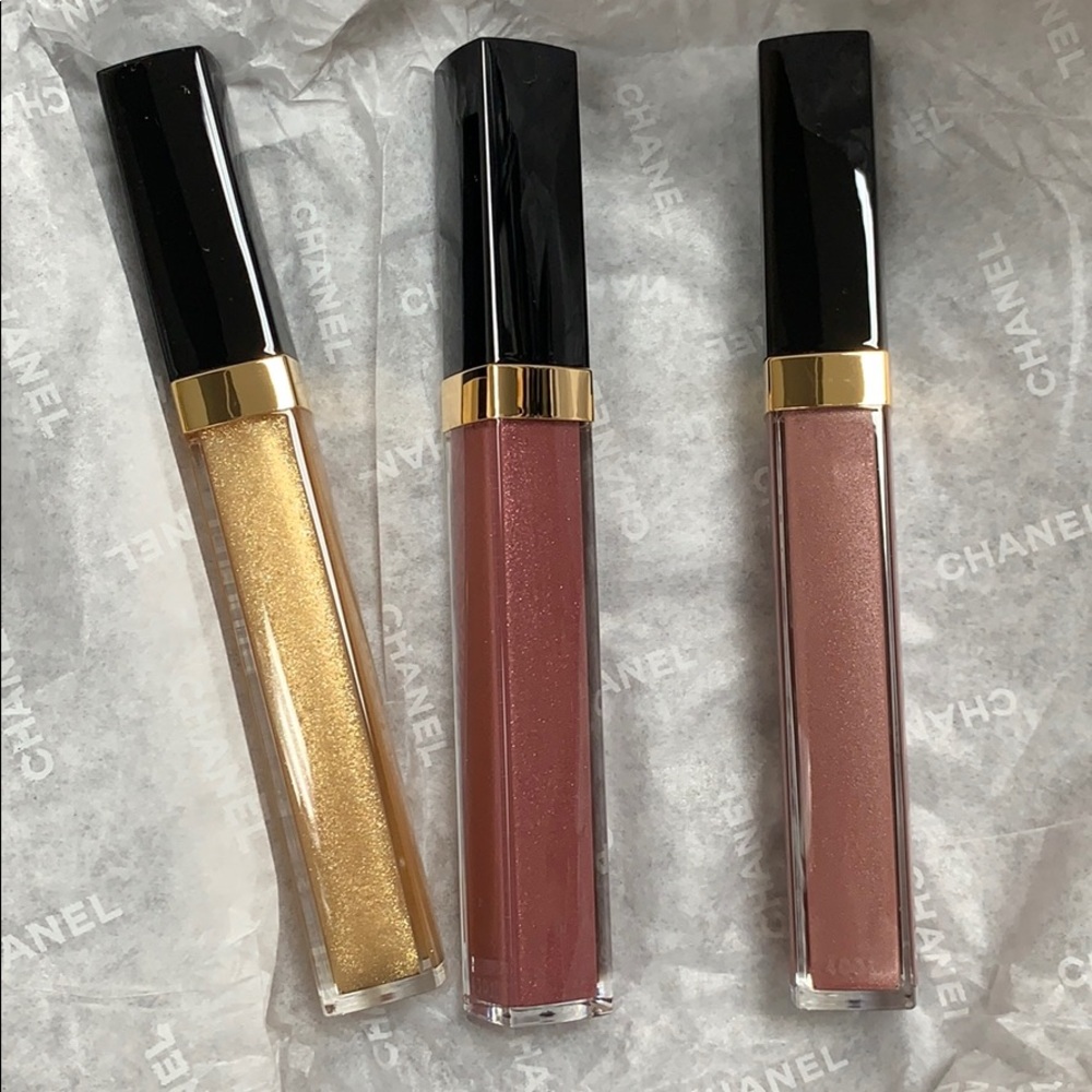 Brand New CHANEL Holiday Lip Gloss Set with Clutch - Picture 8 of 8